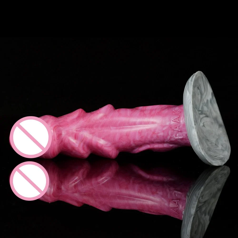 20cm Silicone Animal Dildo Sex Toys Strap on Dildos Realistic Penis Cock with Suction Cup Women Sex Toys