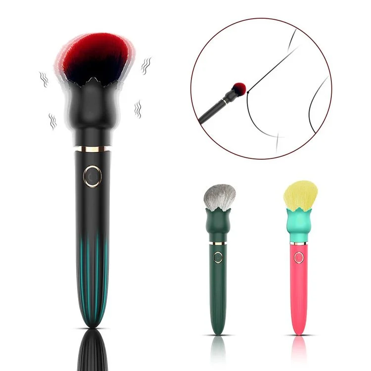 Bag Easy Carry Mini Bullet Vibrator Sex Toy for Women Makeup Brush Breast Massage Stimulation