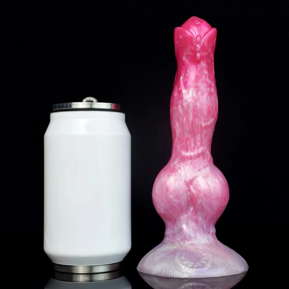 11 Inch Huge Monster Dog Realistic Dildo Penis Color Peach Witch Liquid Silicone Dildo for Women Sex Toys for Man