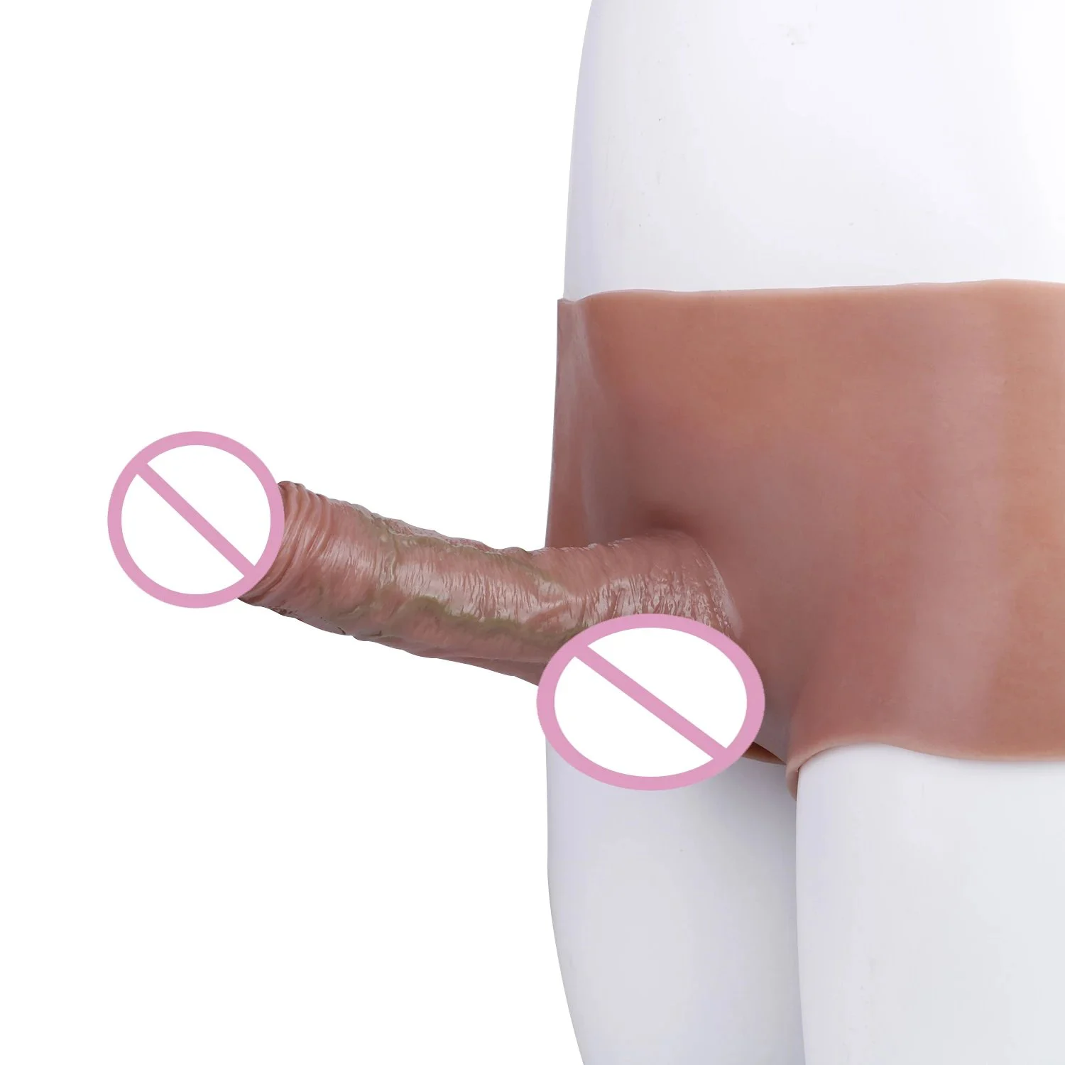 Silicone Dildo Hollow Wearable Pants Men'S Penis Enlargement Sex Toy
