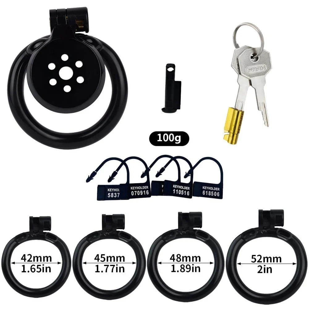 Resin Chastity Lock for Men Wearable Sex Toys Penis Wear CB Lock Chastity Device Alternative Sex Products