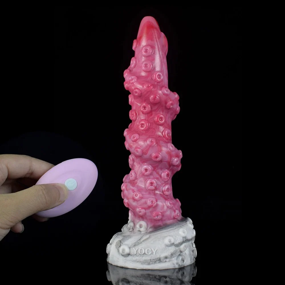2 in 1 Bullet Vibrator 10 Speeds Anal Butt Plug Octopus Tentacle Dildo Silicone Fantasy Sex Toy Flirt Goods for Adults 18