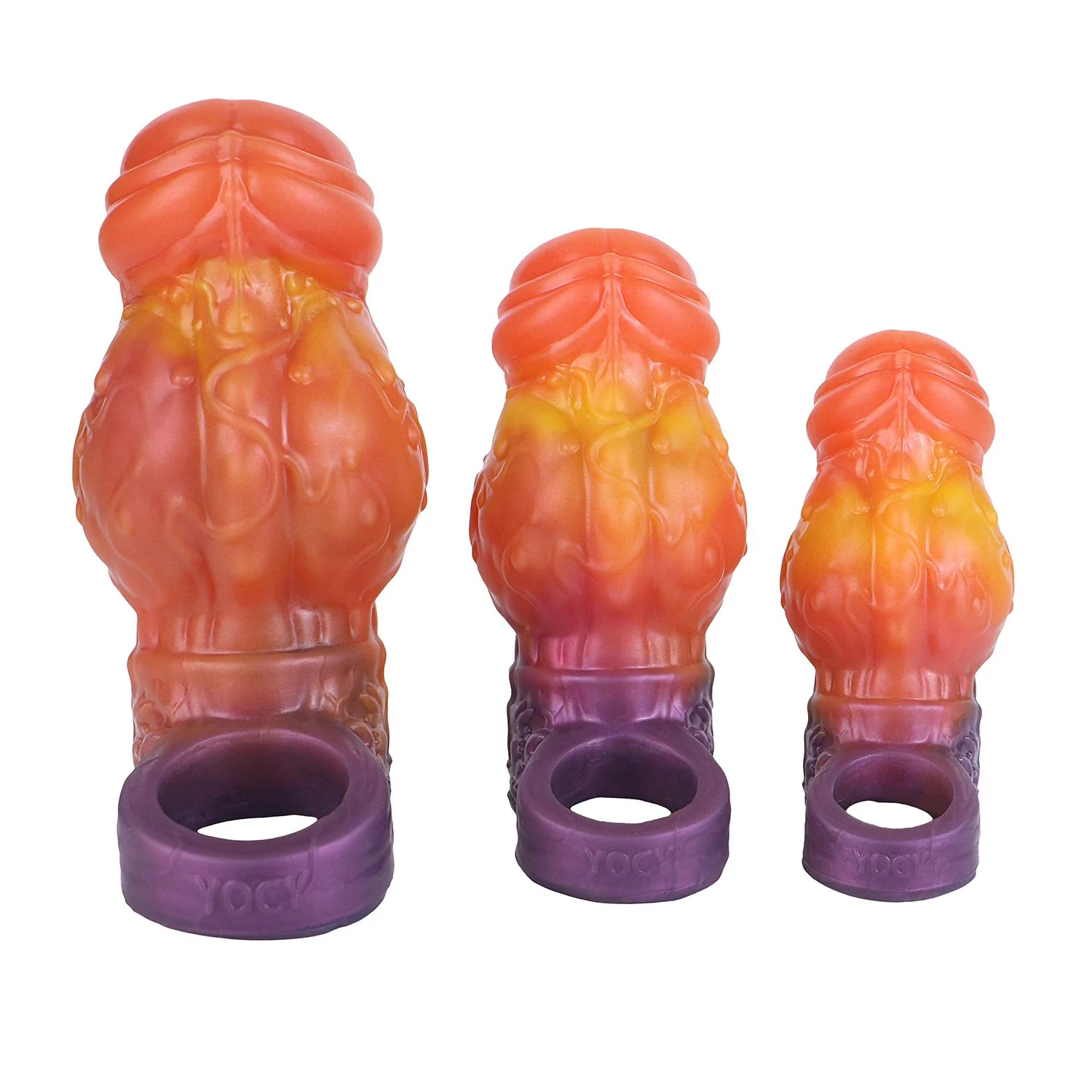 New Penis Ring Cock Enlargement Penis Sleeve Fantasy Dog Knot Silicone Cock Sleeve Dick Enlarger Adult Sex Toys for Men