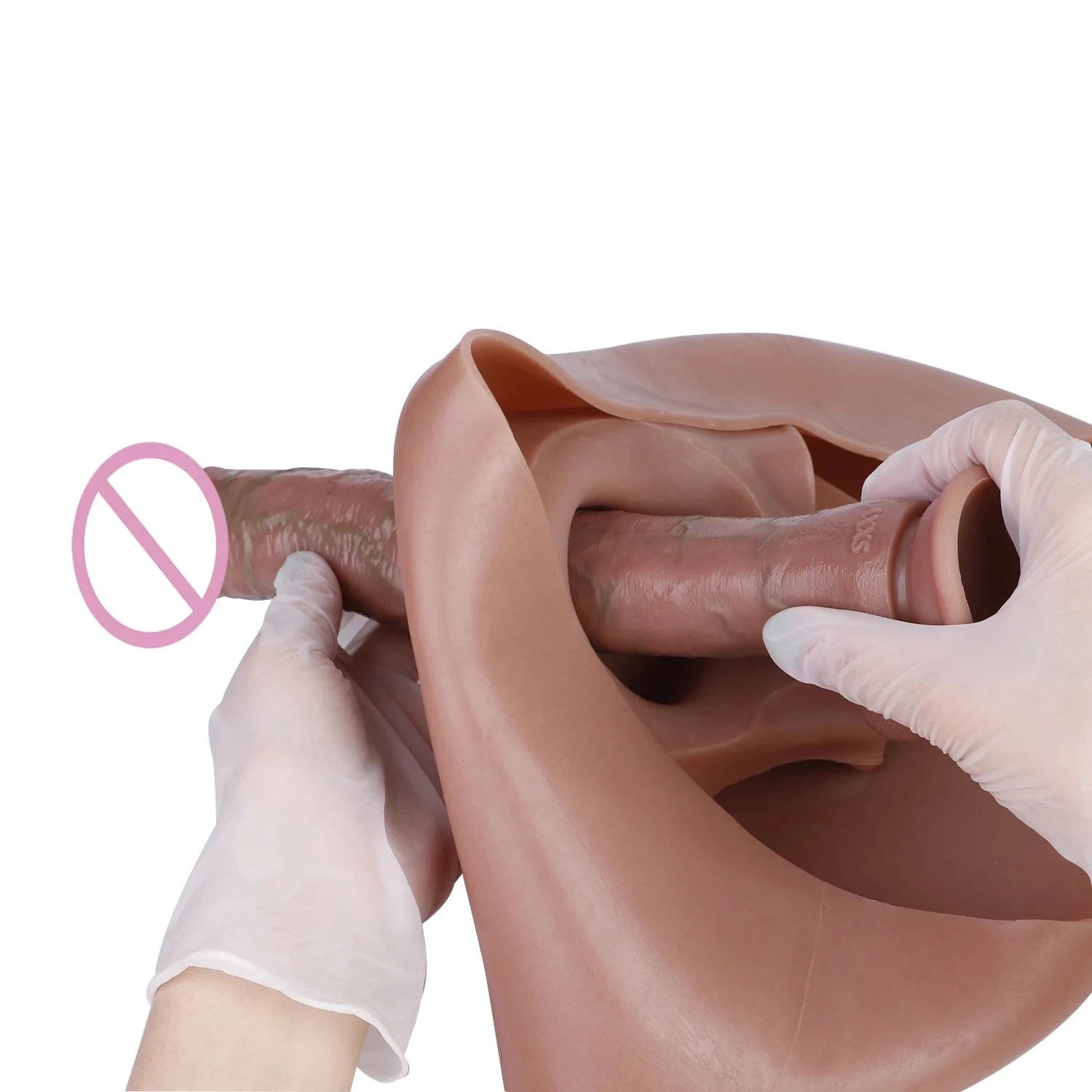 Silicone Dildo Hollow Wearable Pants Men'S Penis Enlargement Sex Toy