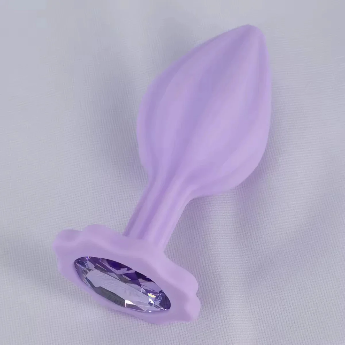 Purple plum Blossom Silicone Posterior Vestibular Anal Plug Adult Sex Toy Anal Butt Plug Sex Toys