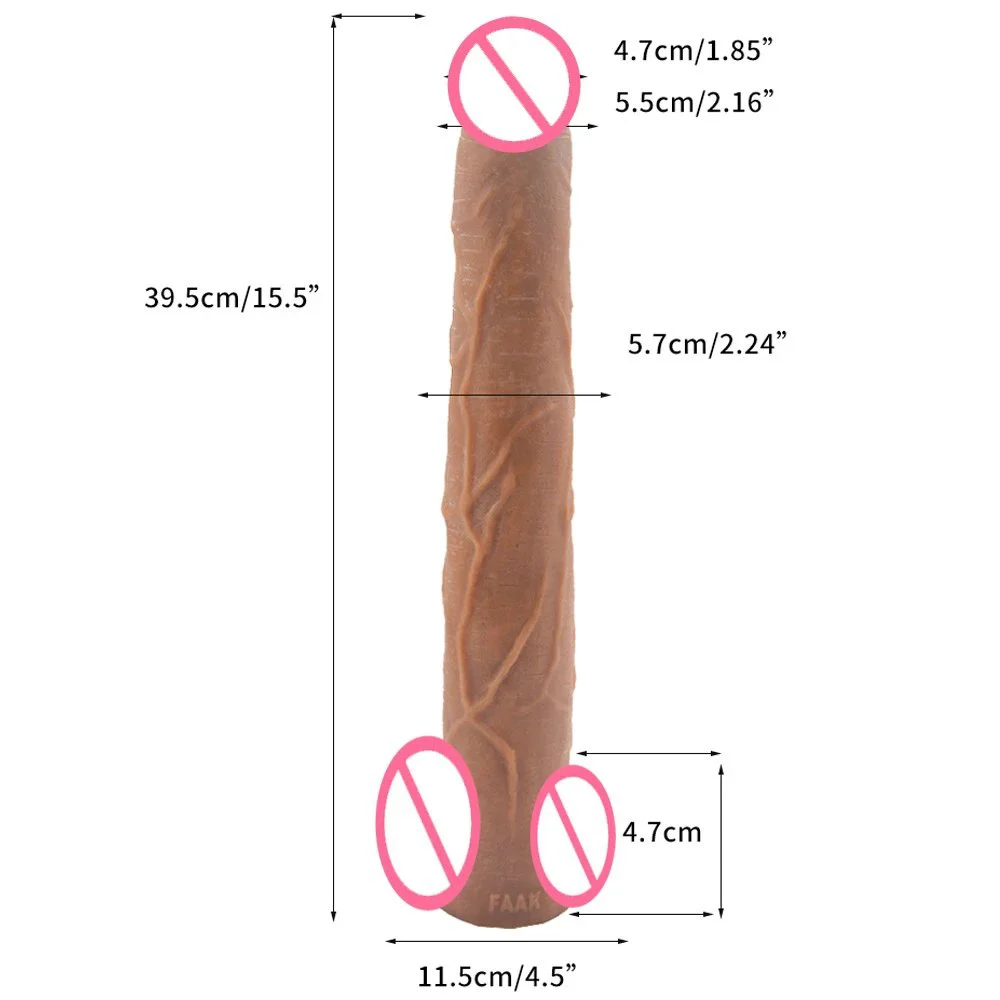 15.5inch Super Long Dildo Realistic Artificial Penis Dildo 39.5cm Strong Big Huge Cock Dildo for Women Female Masturbation Toys