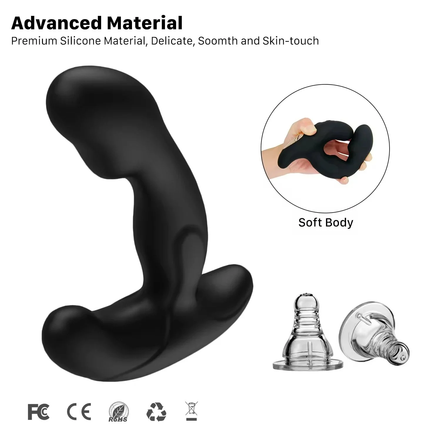 Remote Control Electric Silicone Vibrator Sex Products Vibrator Dildo Male Prostate Massage Tools Massager Sex Toys for Man