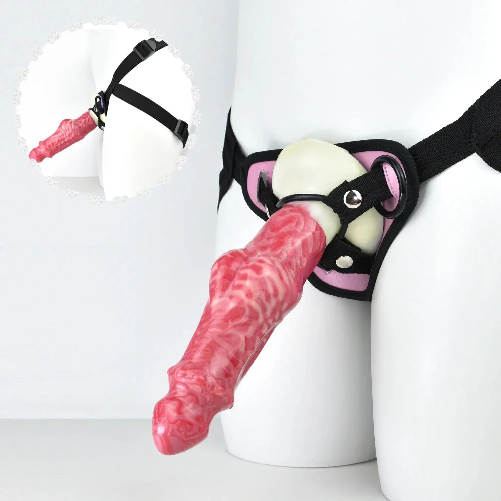 21cm Large Size Realistic Penis Dildo With Belt Strap-On Strapon Sex Toys for Man Women