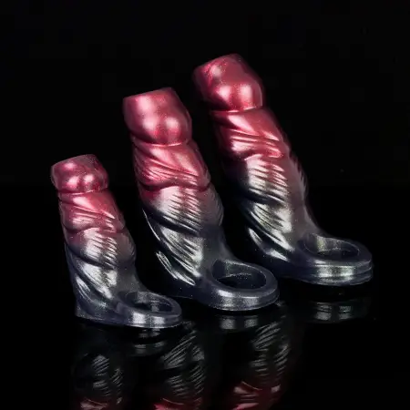 Reusable Penis Sleeve Cock Ring Reusable Penis Sleeve Cock Ring Fantasy Cock Extender Sleeve Penis