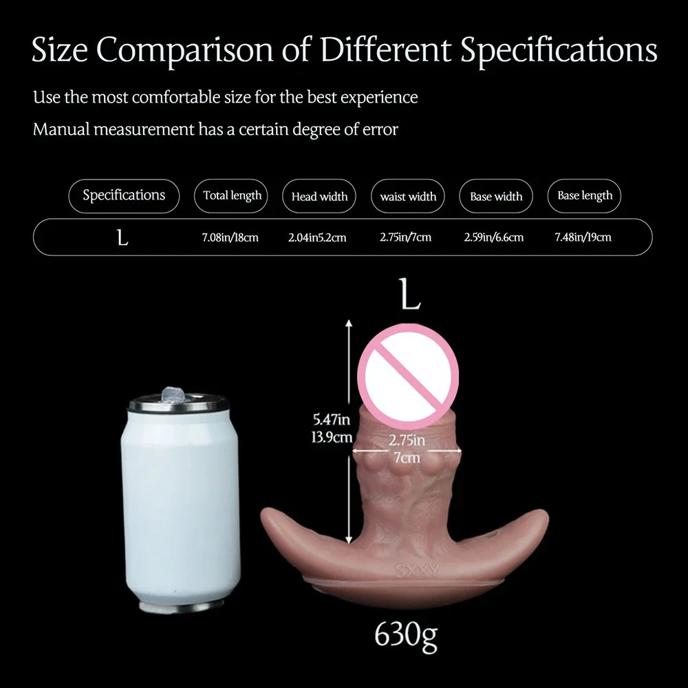 Realistic Anchor Vibrating Butt Plug, Dual Size Options, Soft Silicone Lifelike Feel Adult Toy for Couples