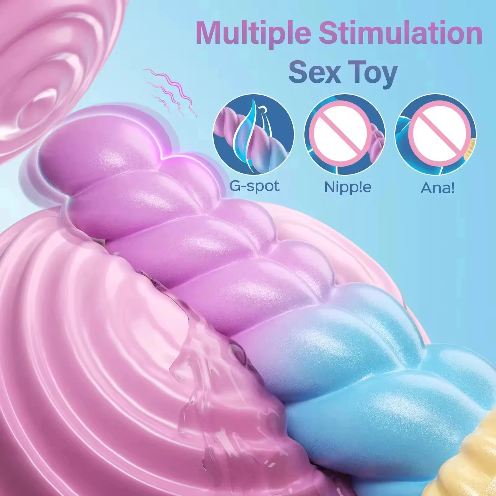 Vibrating Dildo Soft Silicone Vibrator Remote Control Jump Egg Clitoral Anal Plug Stimulator Adult Vagina Sex Toy for Women Men