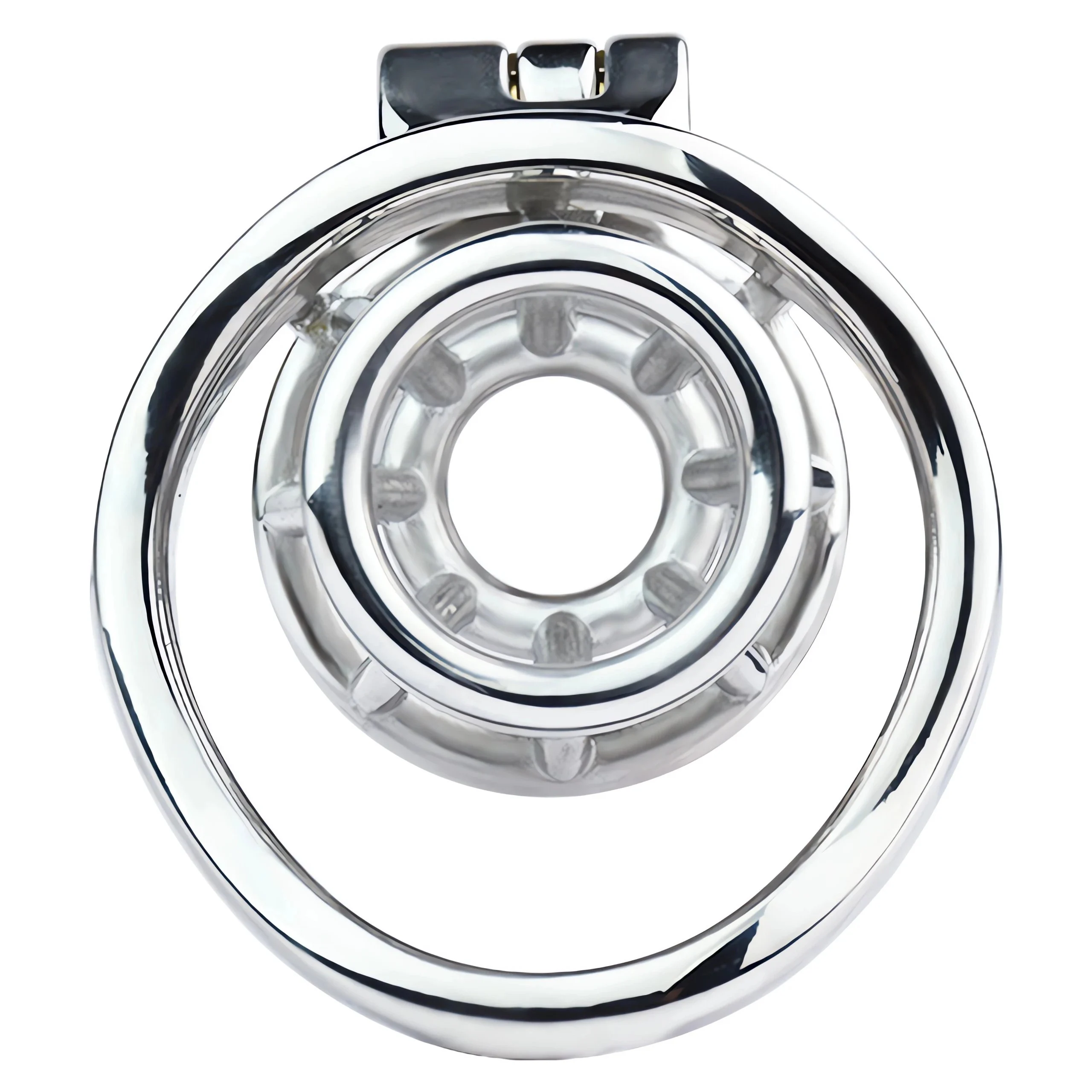 Stainless Male Chastity Device Fetish Penis Cage Strap on Dildo Cock Cage