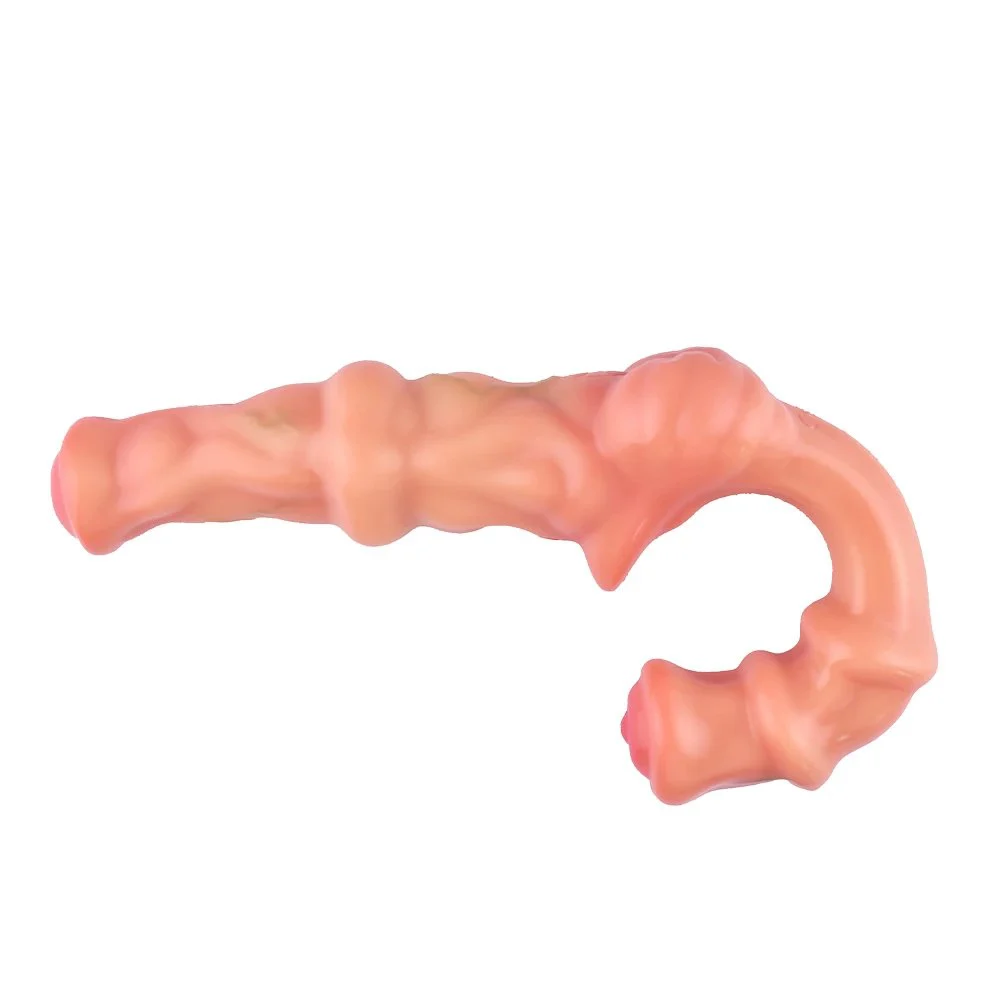 Vibrator Skin Dildo Adult Sex Toys Silicone U-Shape G Spot Vibrator Realistic Penis Vibrator Female Sex Toys for Couples&lesbian