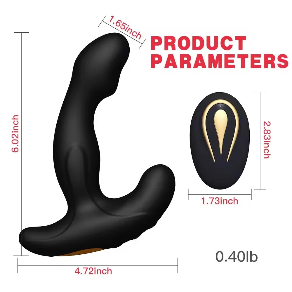 Remote Control Electric Silicone Vibrator Sex Products Vibrator Dildo Male Prostate Massage Tools Massager Sex Toys for Man
