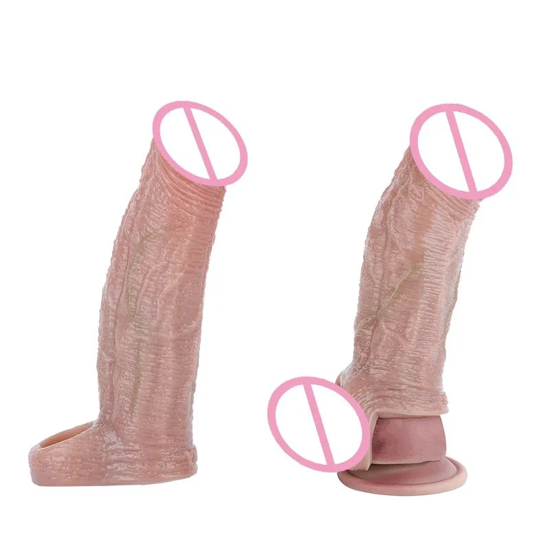 Male Penis Extender with Open-End Design Effectively Enhances Size for Realistic Sensations Adult Male Sex Toy for Ages