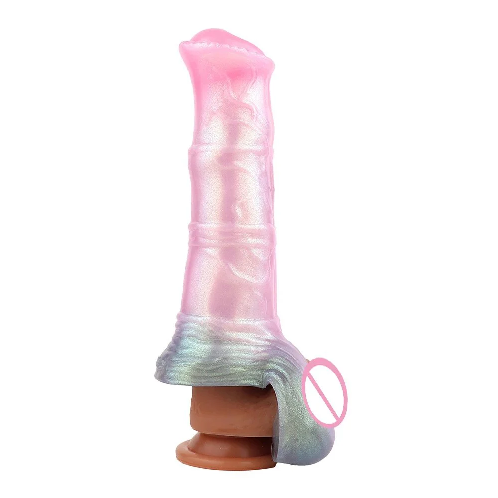 Male Penis Sleeve Fantasy the Horse Sheath Polarized Wine Spirit Silicone Penis Enlargement Delayed Ejaculation Couples Sex Toy