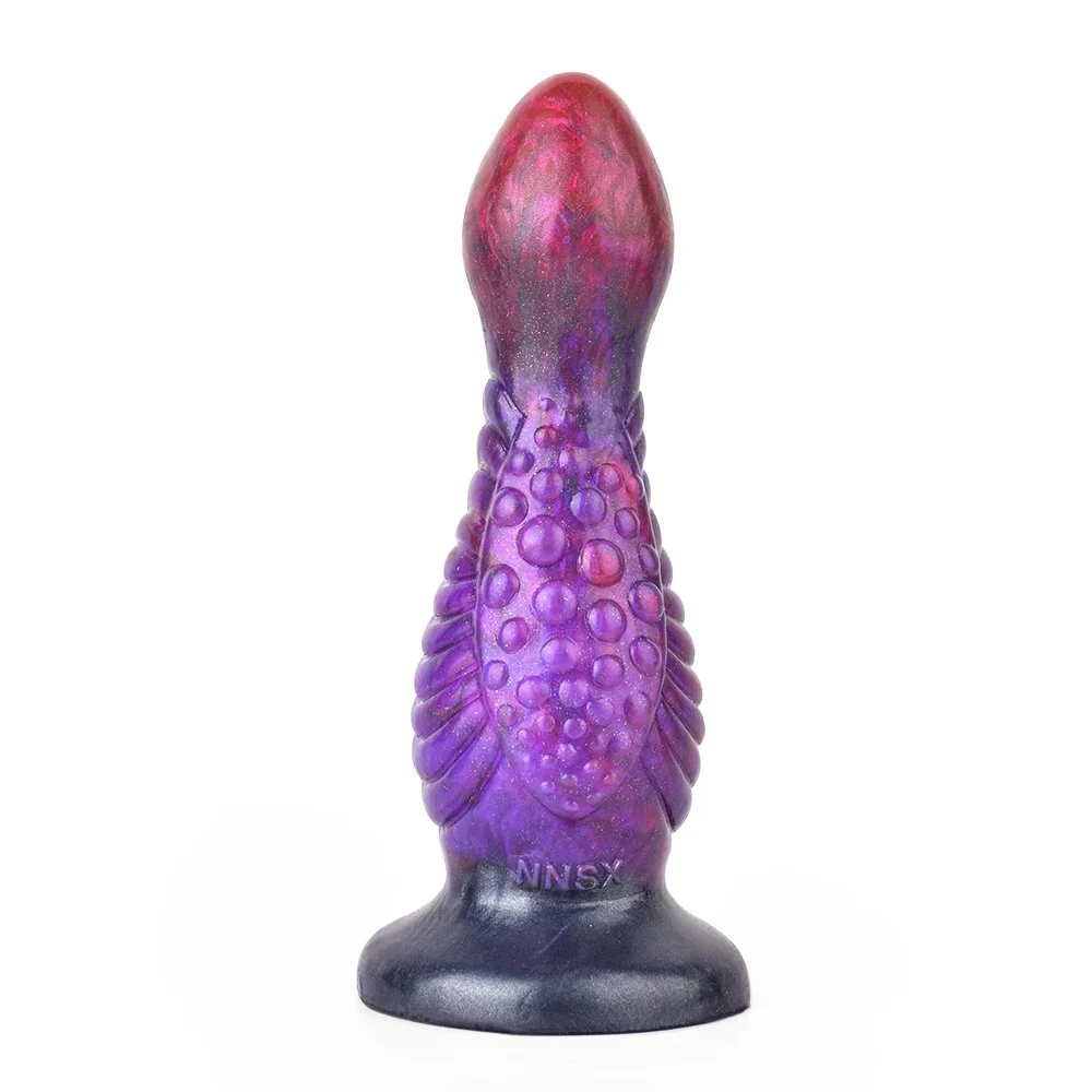 Realistic Animal Sex Toys Raised Dot Anal Stimulation Butt Plug Dildo for Women Masturbating