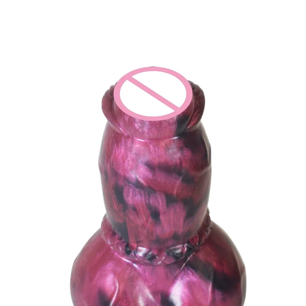 Two Colours Available Silicone Dildo Total Length 19cm Diameter 7.5cm Weight 505g Adult Product Sex Toy