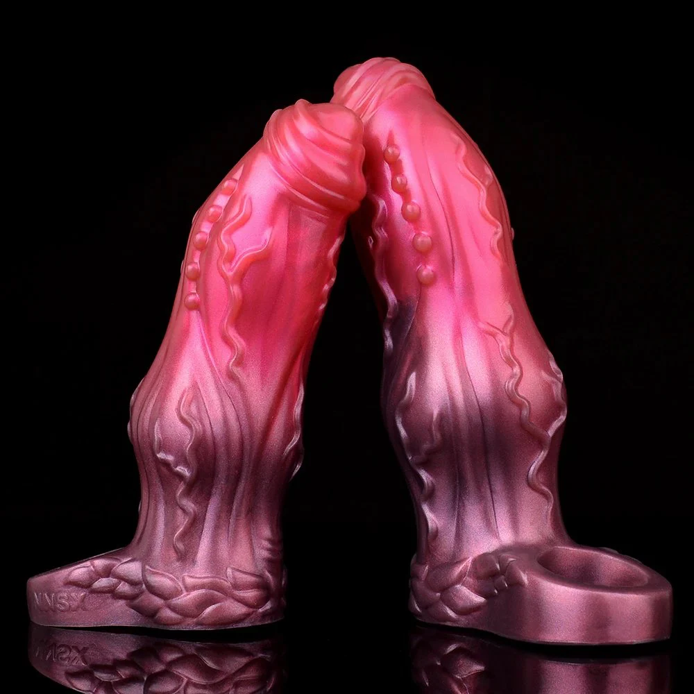 Red Pupil Penis Sleeve for Men No Opening Design Sleeve Couple Condom