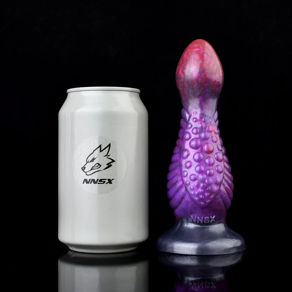 Realistic Animal Sex Toys Raised Dot Anal Stimulation Butt Plug Dildo for Women Masturbating