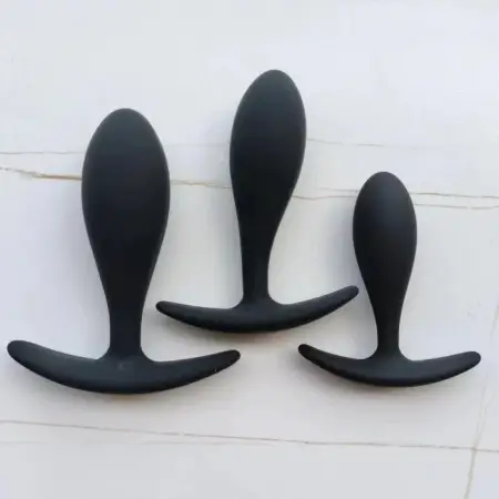 Soft Silicone Butt Plug Anal Plug 100% Waterproof Eco-Friendly for Women Men Gay Adult Channel Anal Tail Plug Dildo Erotic Sex