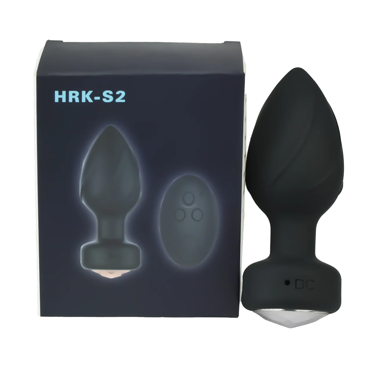 Silicone 10 Frequency Vibrating Anal Plug Vaginal Stimulation Clitic Massage Sex Toy for Woman