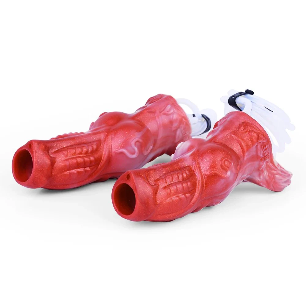 Silicone Squirting Penis Sleeves Sex Toy for Men