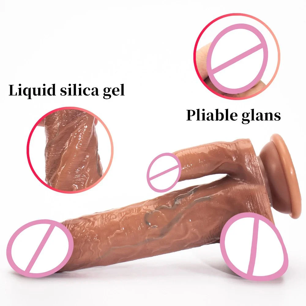 4cm Diameter Huge Big Thick Heating Thrusting Realistic Dildo Tongue Vibrator Sex Toys for Women