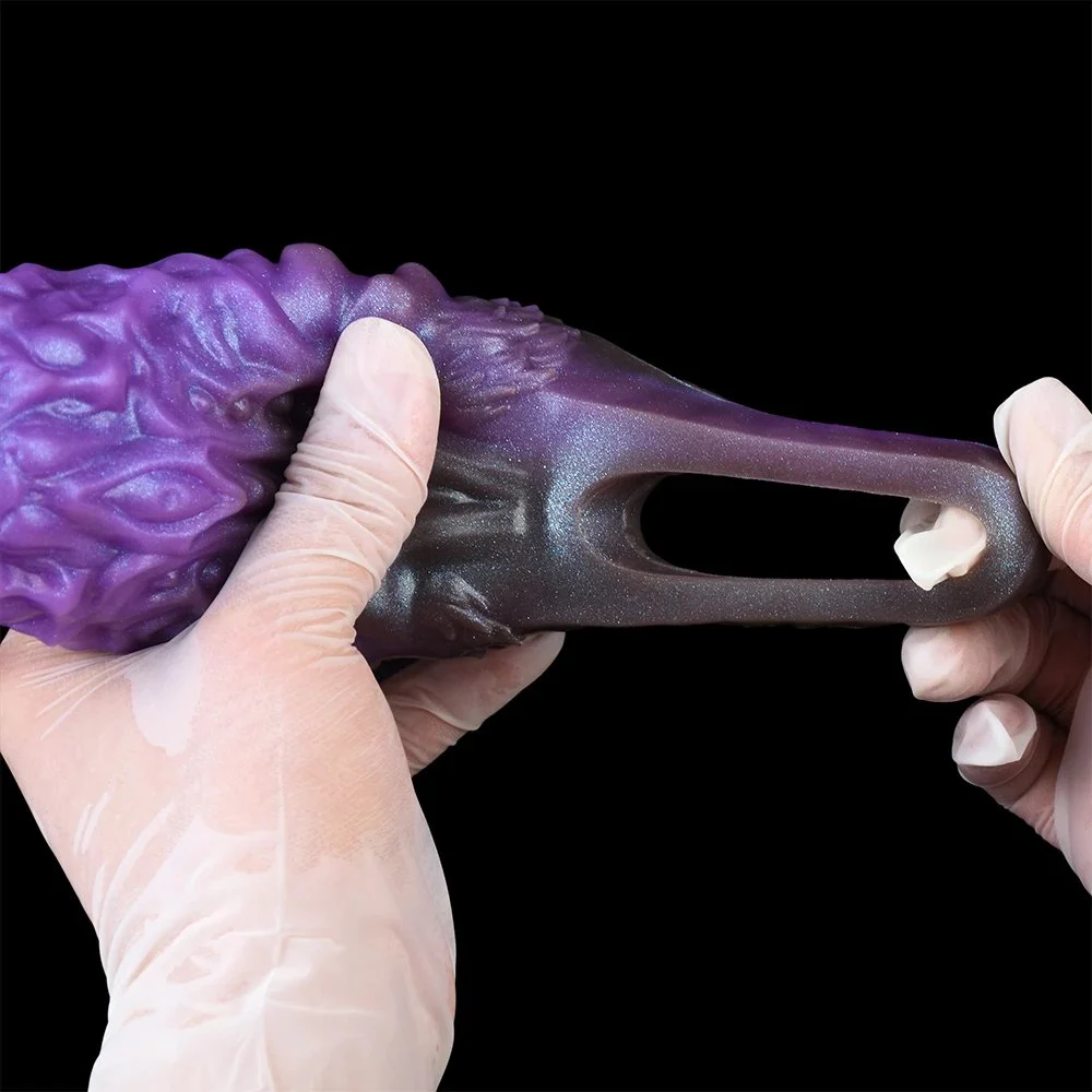 Soft Men Penis Extender Cock Enlargement Male Adult Sex Toy,Girth Extender Enhance Erection with Resin Rod Bracket