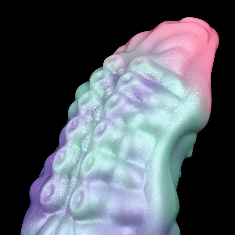 Open Design Internal Raised Textured Male Penis Extender, Fantasy Series Silicone Dildo Sleeve