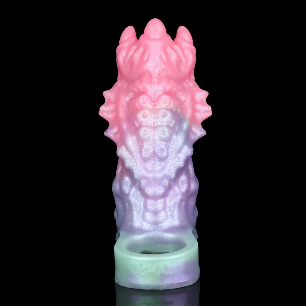 Open Design Male Penis ExtenderSilicone MaterialFantasy Series of Dildo CoversLightweight and Portable Adult Sex Toys