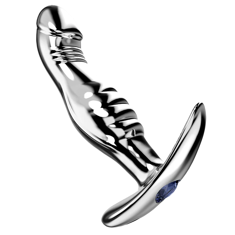 Stainless Steel Anal Plug for Women & Men-Durable Easy to Clean Prostate Massage Butt Plug