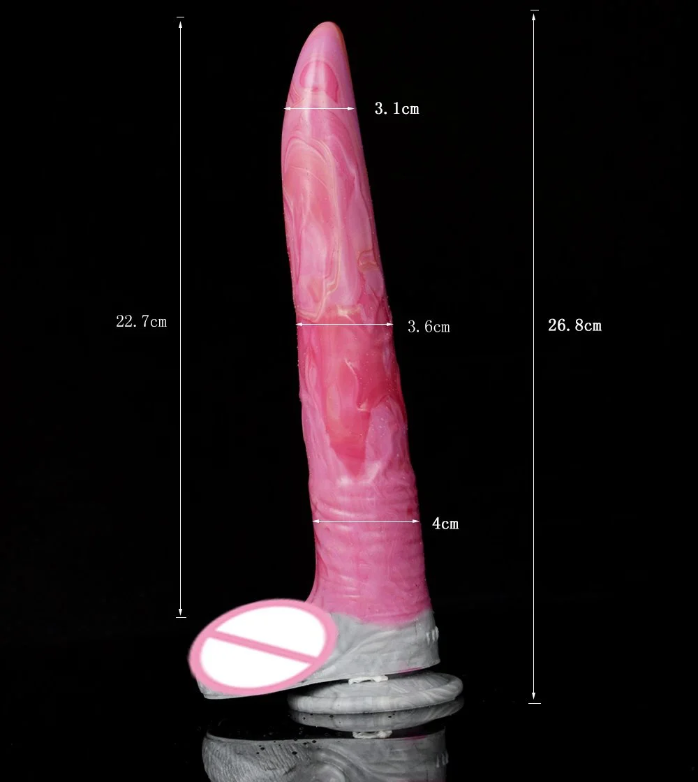 26cm Big Artifical Penis Deer Dildo Anal Plug Realistic Silicone Dildo for Women Sex Toys