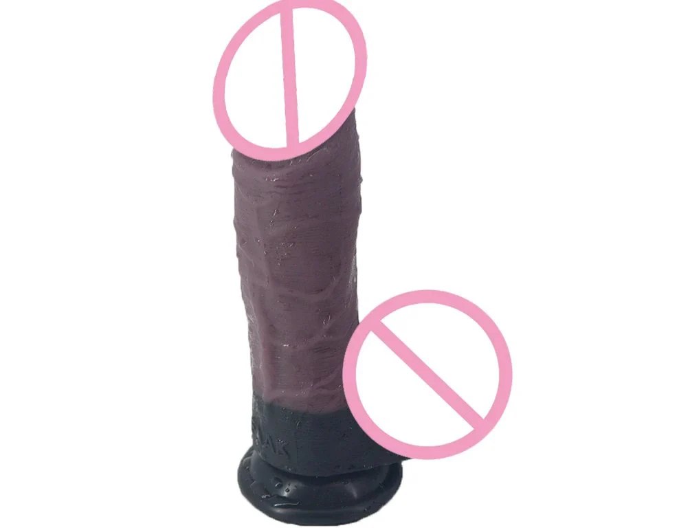 21.5cm Realistic Glans Penis Soft Silicone Penis Lifelike Dildo for Women Toys Sex Adult Rubber Penis