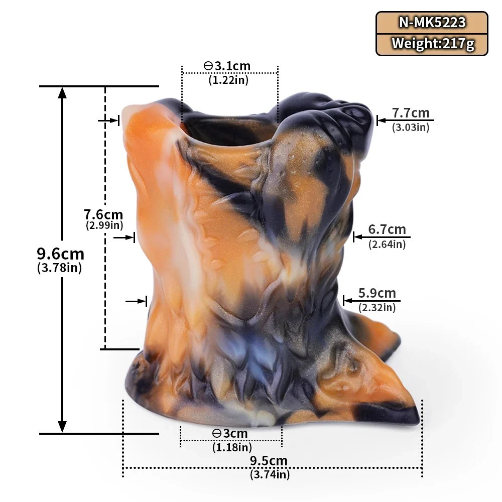 Fantasy Wolf Hollow Anal Plug Set for Game,vaginal Dilator Silicone, Expanding Sex Toy