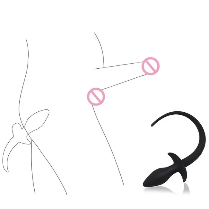 Fox Tail Fun Toy Anal Plug for Tail Lady Butt Plug Erotic Cosplay Sex Toys for Women Men Adult