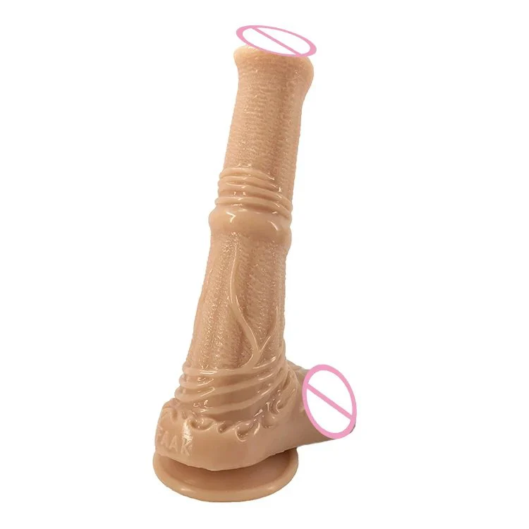 26cm 10 Inch 4.8cm Big Silicone Sex Toys Anal Plug Butt Toys Soft Realistic Lifelike Flesh Horse Dildo Animal Dildo for Men