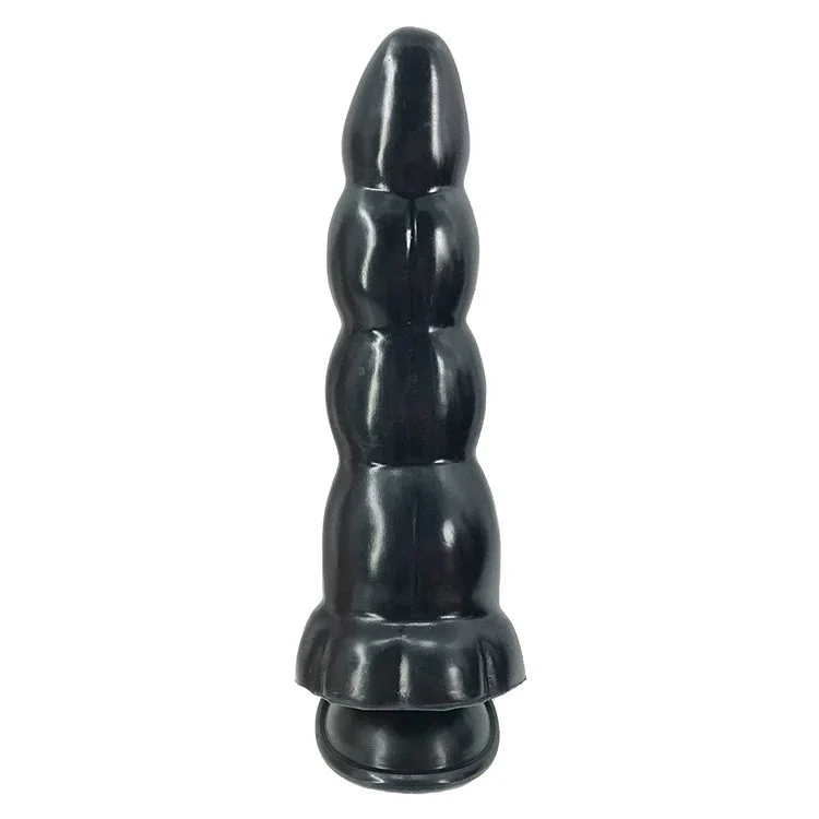 Insertable Length 18cm 7 3.5cm Long Effective Silicone Dildo Big Anal Sex Toys Huge Butt Plug Black Sex Products for Male