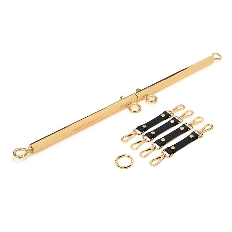 Adjustable Stainless Steel Leather Erotic Games Handcuffs Leg Cuffs BDSM Bondage Restraint Collar Spread Thighs