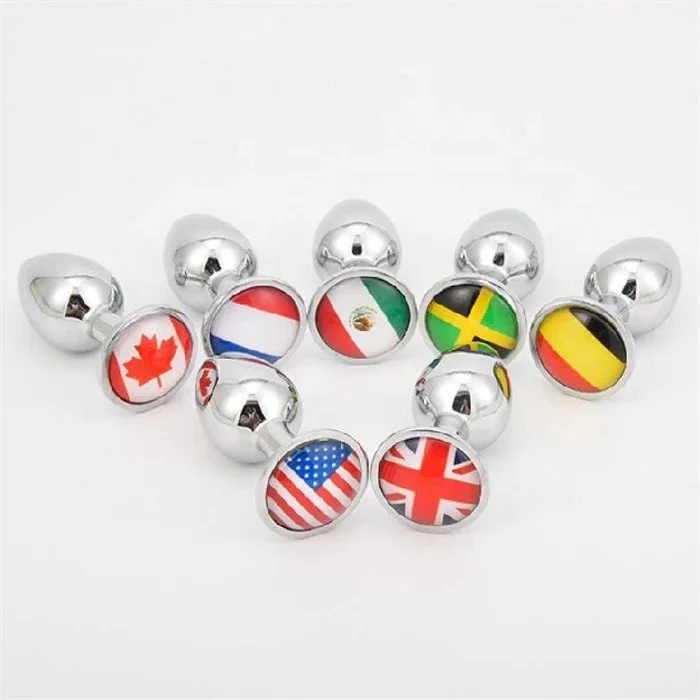 Luxury Unisex Fetish Anal Trainer Sex Toys Silicone Stainless Steel Anal Vibrator for Masturbation Jewelry Design Butt Plug