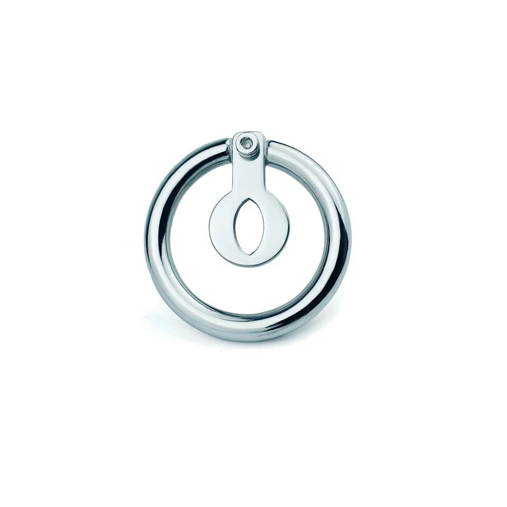 Stainless Steel Penis Rings Negative Chastity Cage Male Sex Toys Circular Ring Design Skeleton Chastity Device