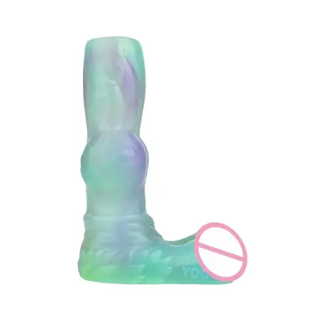 Silicone Animal Knot Enlargement Extender Condoms for MenPenis Sleeve Cock Vibrator Penis Ring