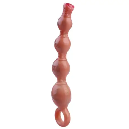 10.5 Inch Super Soft Silicone Vibrator Anal Beads Couples Anal Plug Massage Adult Sex Toys Flirting Vibrating Anal Butt Plug