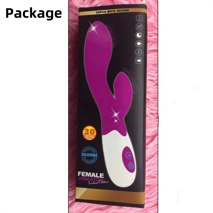 G-Spot Rabbit Vibrator with AV Stick Women's Sex Toys for Vaginal Nipple Clitoris Stimulation Dildo Massager