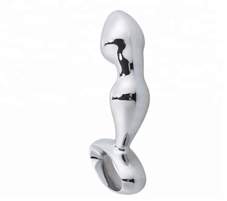Male Anal Plug Stainless Steel Anal Hook Cock Ring Metal Anal Beads ButtPlug Anus Dilator Stimulator
