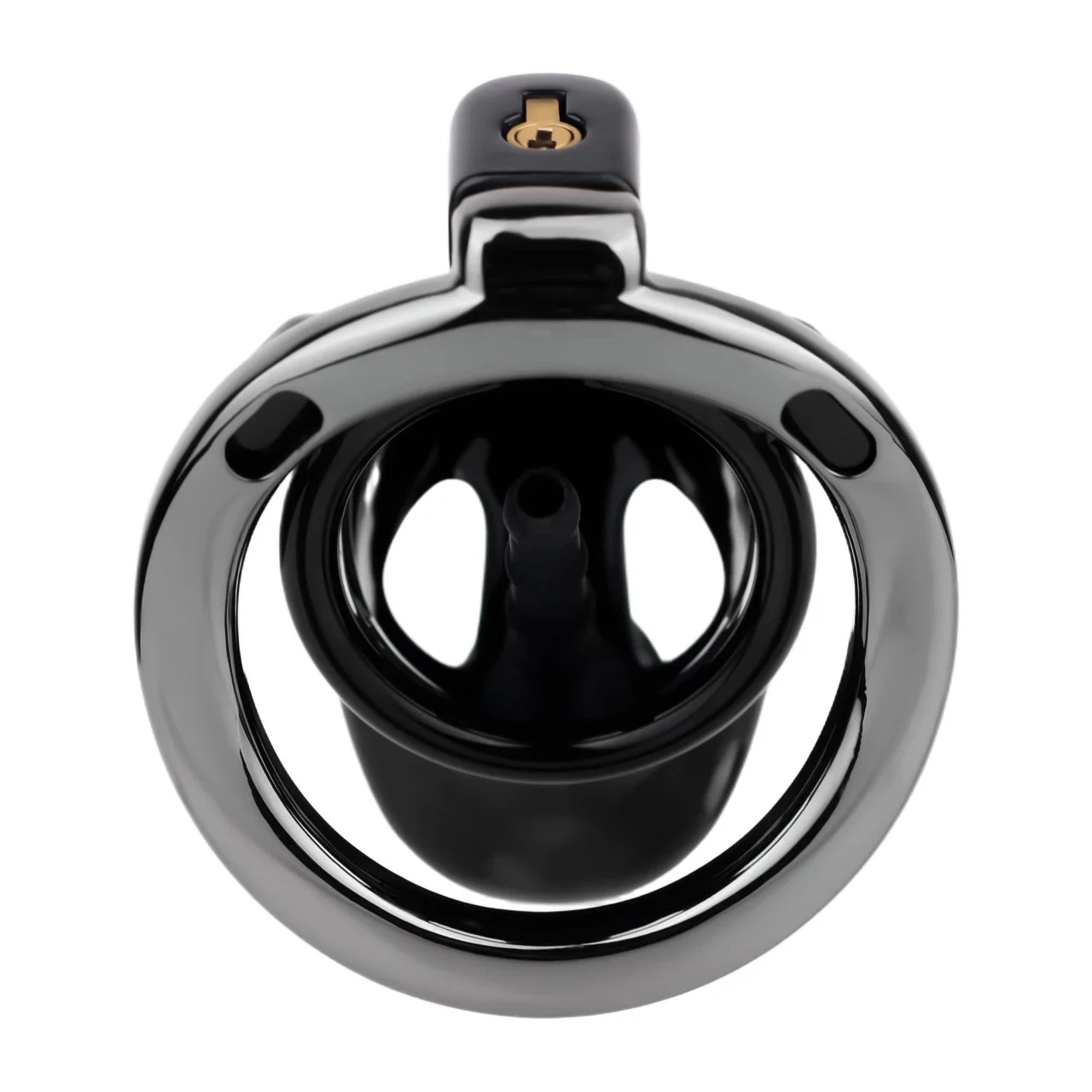 Three Sizes Available for the Resin Male Penis Chastity Cage with Silicone Catheter Lock Stem Cage Suitable for BDSM
