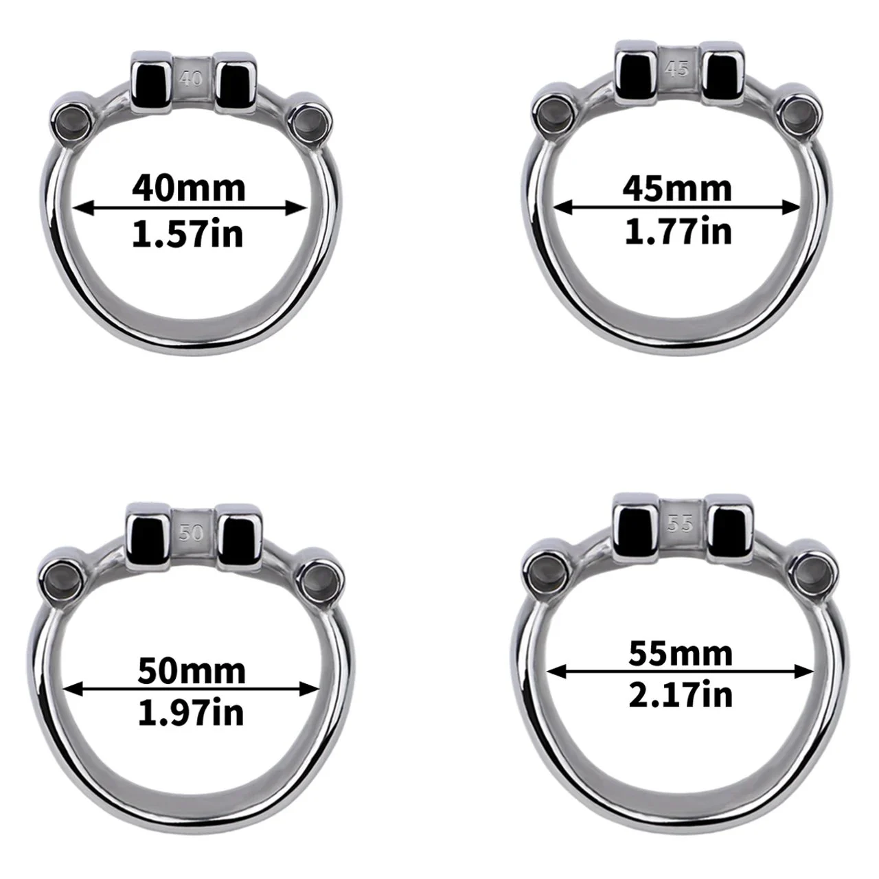 Stainless Steel Male Chastity Bondage Lock Bdsm Play Props for Men Bdsm Adult Erotic Toys Penis Cage