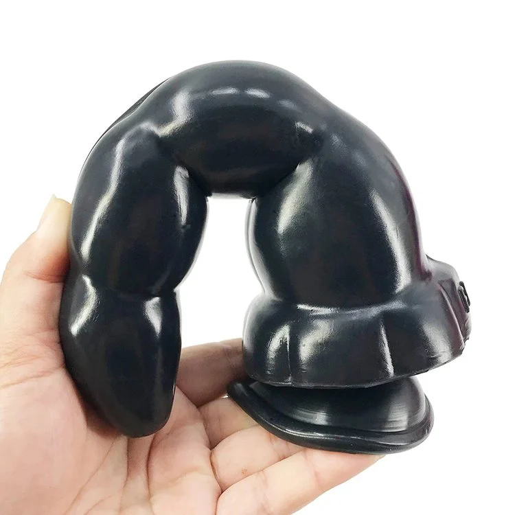 Insertable Length 18cm 7 3.5cm Long Effective Silicone Dildo Big Anal Sex Toys Huge Butt Plug Black Sex Products for Male