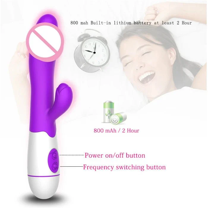 Battery Powered AV Wand Erotic Rabbit Vibrator for Women Mini Clit Dildo Women's Clitoris Vibrating Massage Tool