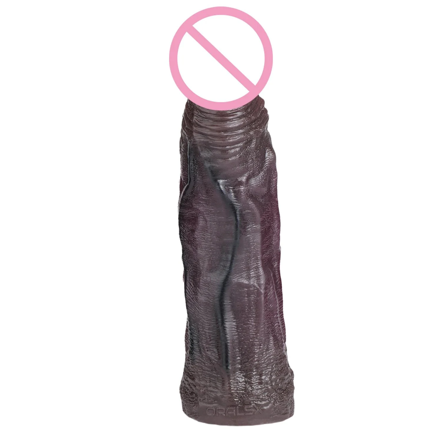 Super Soft Realistic Black Penis Sleeve Cock Ring Male Dick Enlargement Sex Toys Reusable Hollow Dildo Condom
